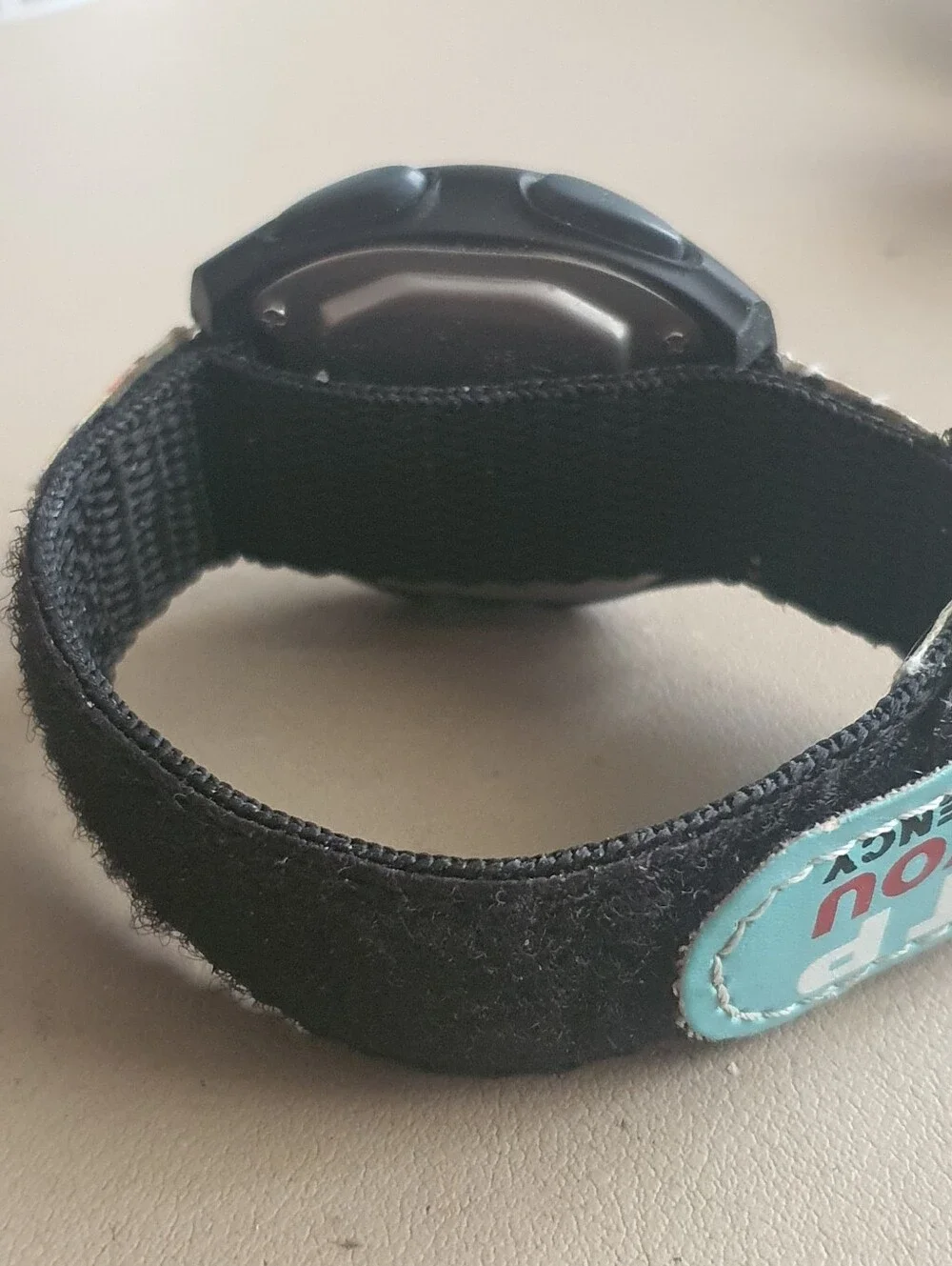 10/$20 Timex Marathon Silver/Black Nylon Digital Alarm Chrono Men's Watch